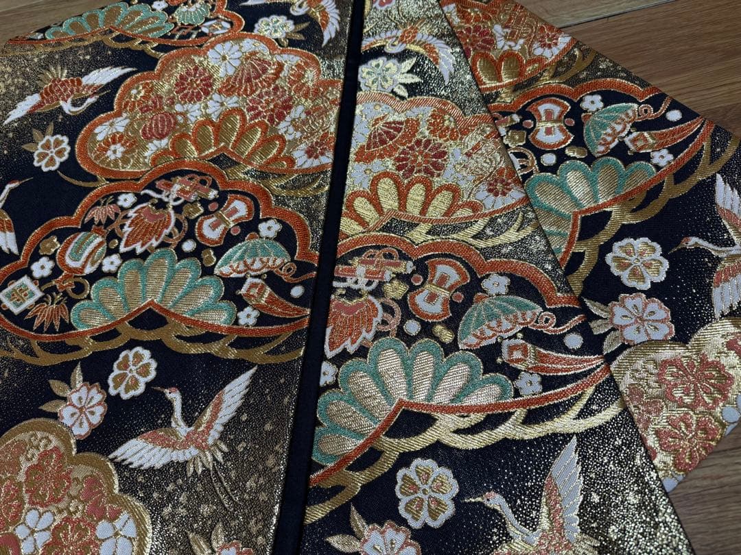 正絹振袖フルセット★金駒刺繍