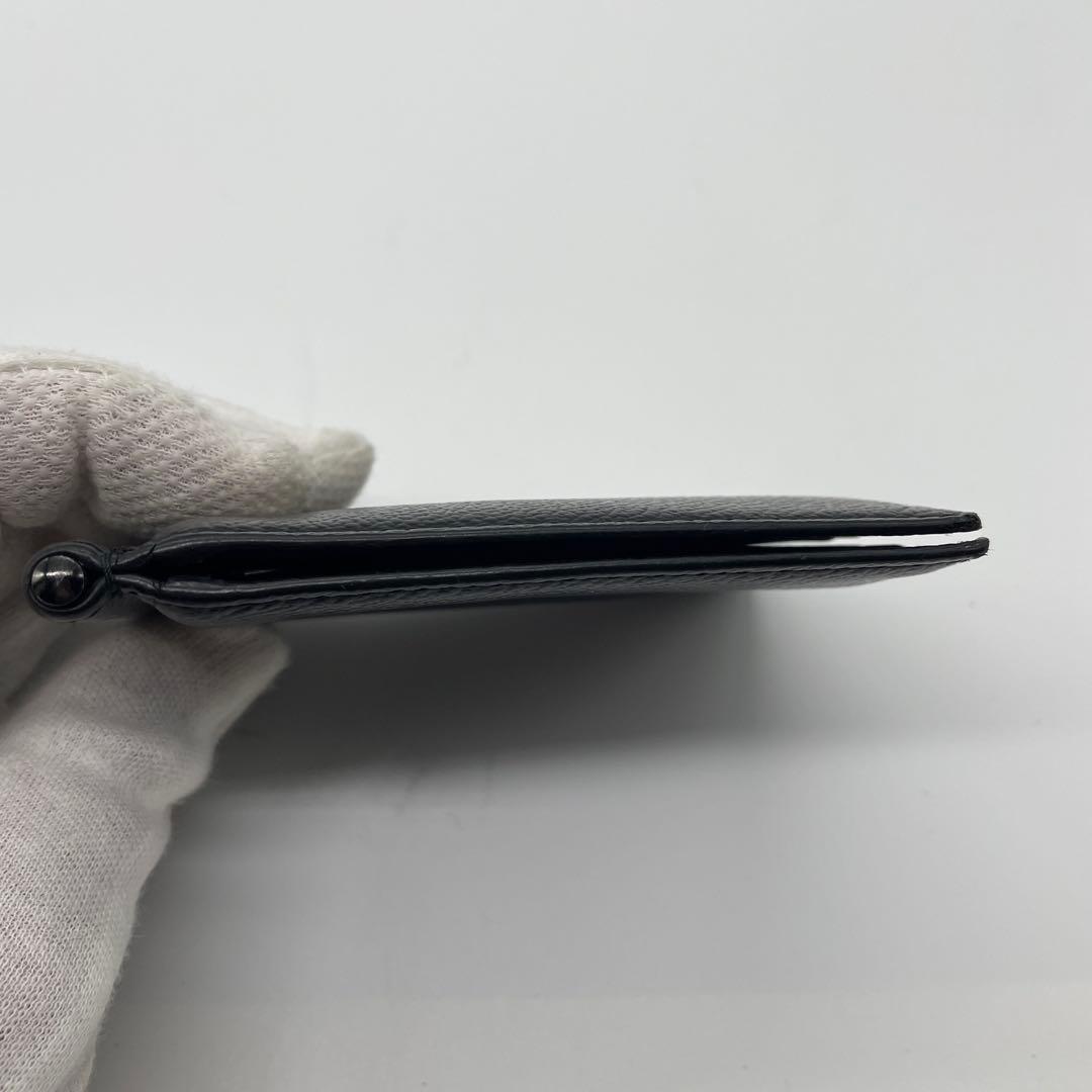 PRADA プラダ マネークリップ 折り財布 ロゴ金具 ブラック ネイビー