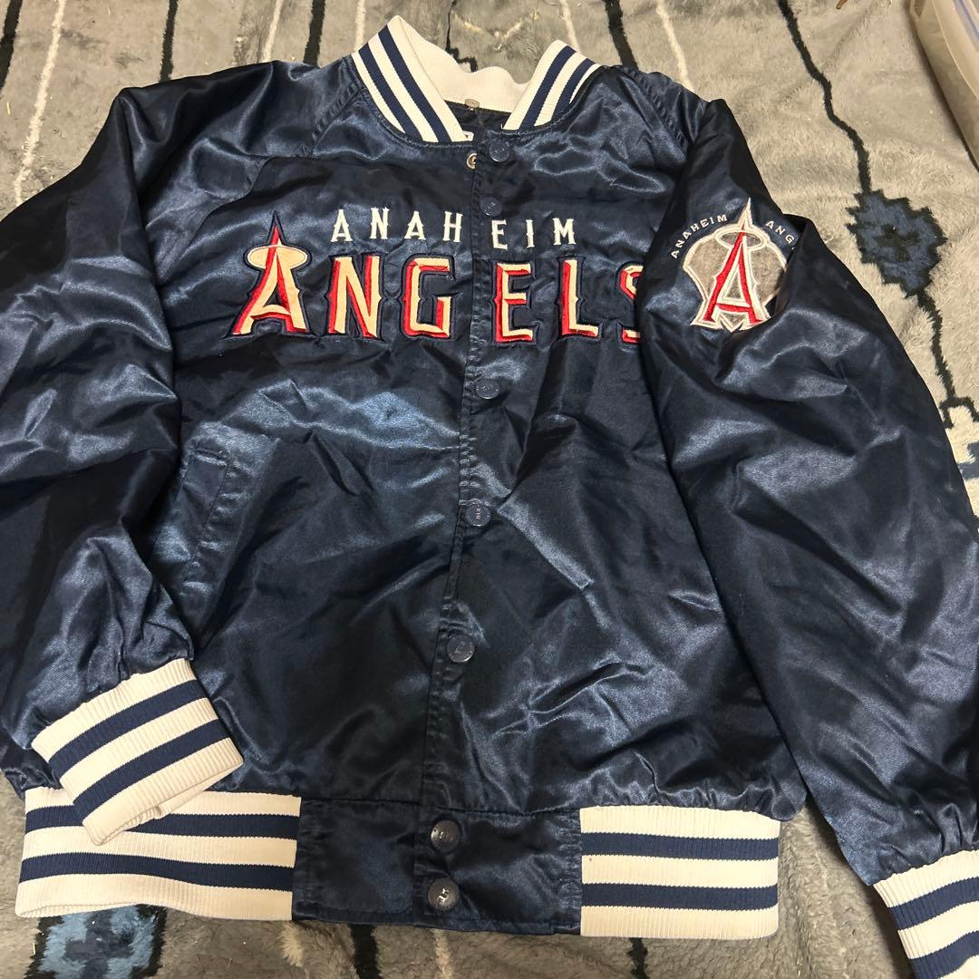 ANAHEIM ANGELS スタジャン ネイビー