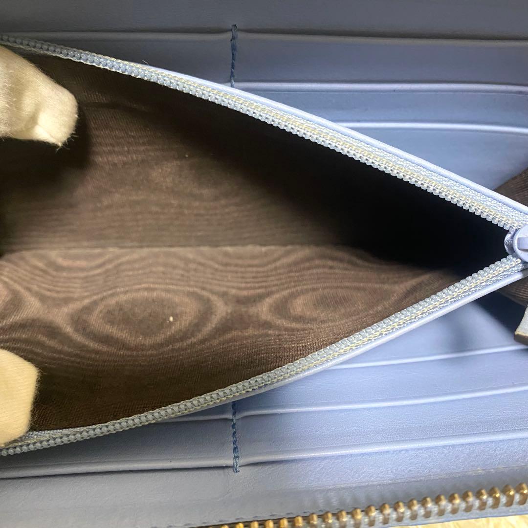 美品✨ GUCCI グッチ マイクロシマレザー 長財布 ラウンドファスナー