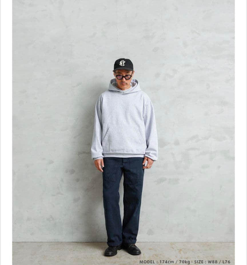 即完売品 WAIPER 実物 スイス軍 後期 デニムワークパンツ NAVY染め