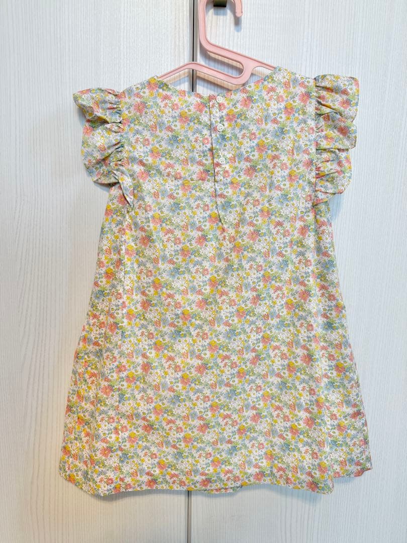 Bonpoint リバティプリントワンピース