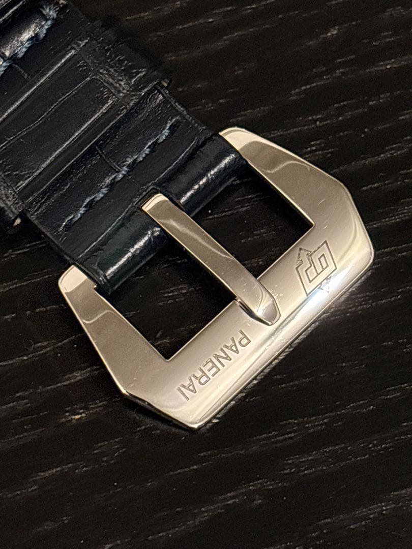 パネライ 未使用 純正 ベルト 尾錠 クロコベルト 22mm バンド ストラップ