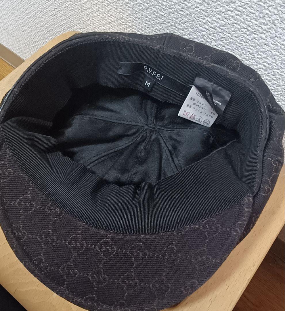 ☆美品☆GUCCI グッチ GG柄 キャスケット М 男女兼用 帽子