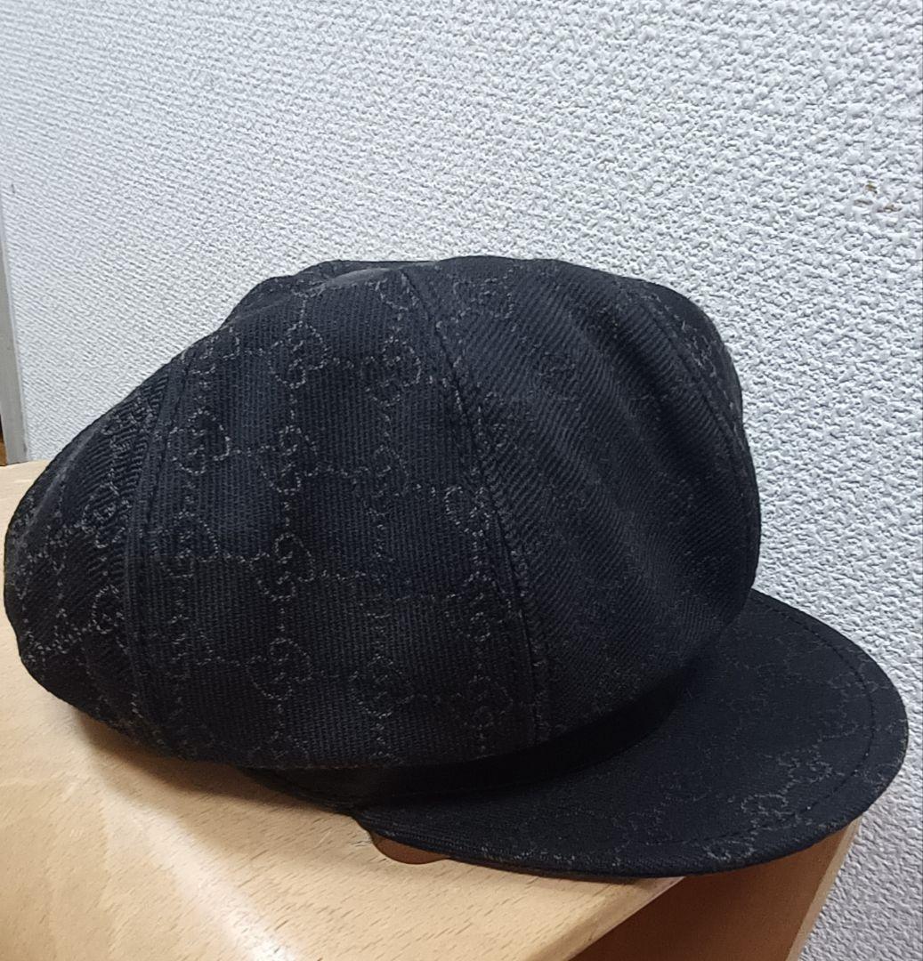 ☆美品☆GUCCI グッチ GG柄 キャスケット М 男女兼用 帽子