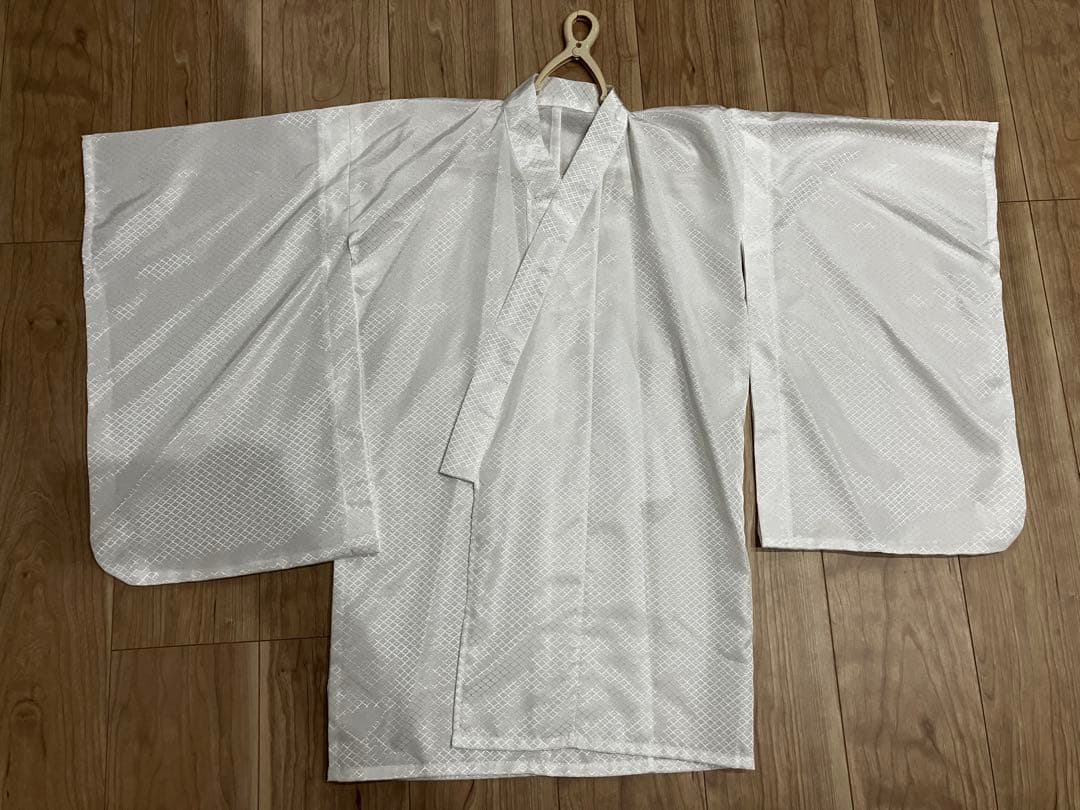 七五三用紺色衣装とストライプ袴