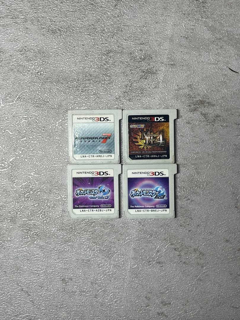 ぽ*る様 ニンテンドー3DS LL ブラック+ ゲームソフト4本セット