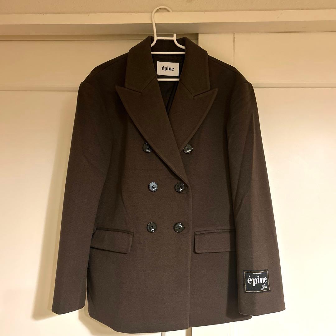 エピヌ basic jacket brown ＋ ポストカード3枚、ショッパー