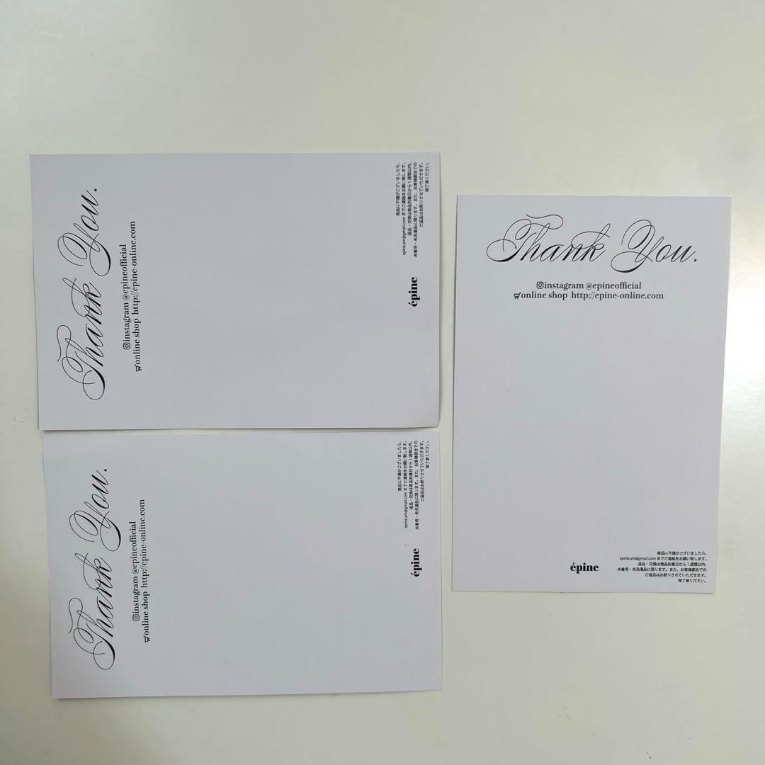 エピヌ basic jacket brown ＋ ポストカード3枚、ショッパー