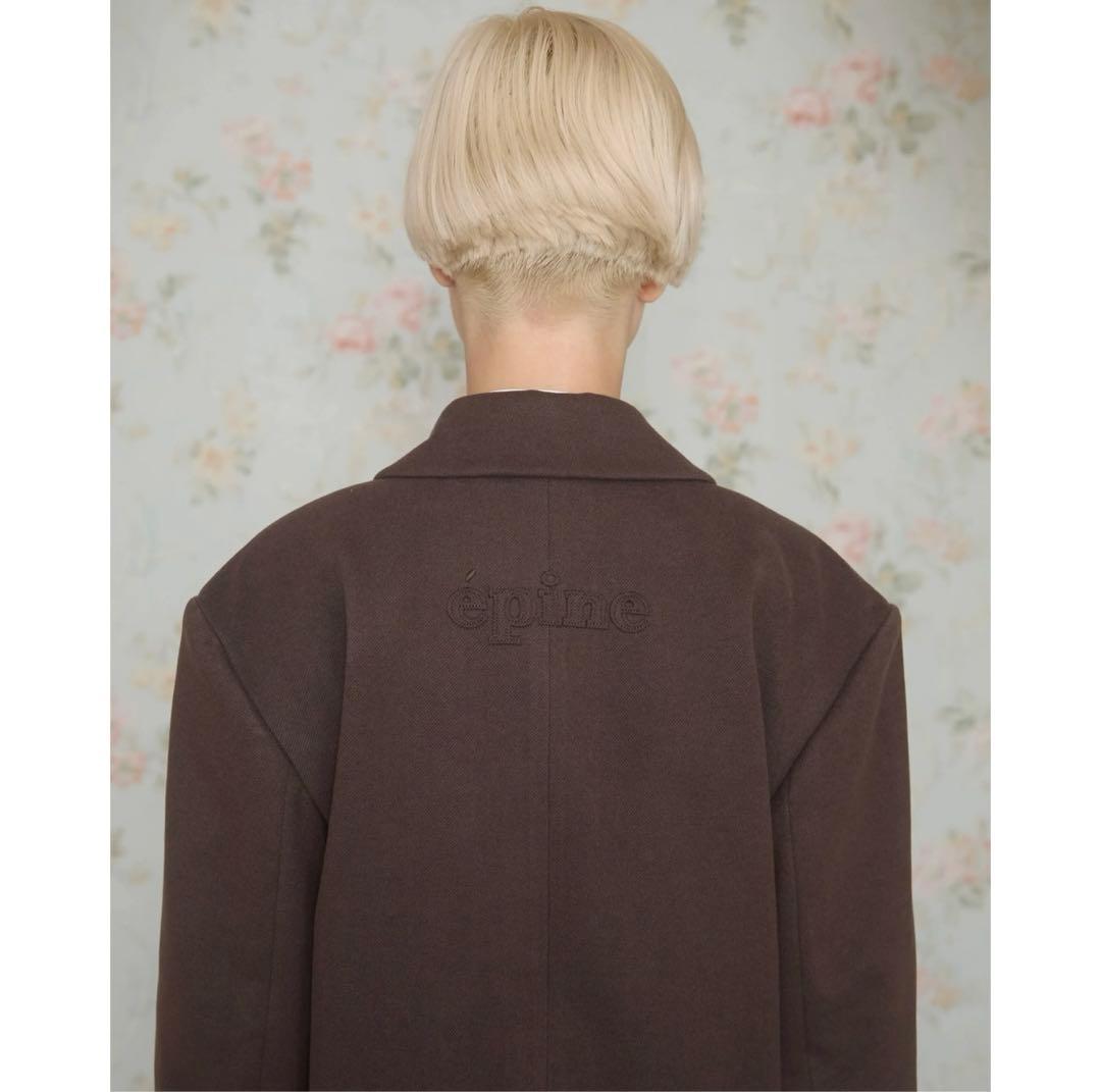 エピヌ basic jacket brown ＋ ポストカード3枚、ショッパー