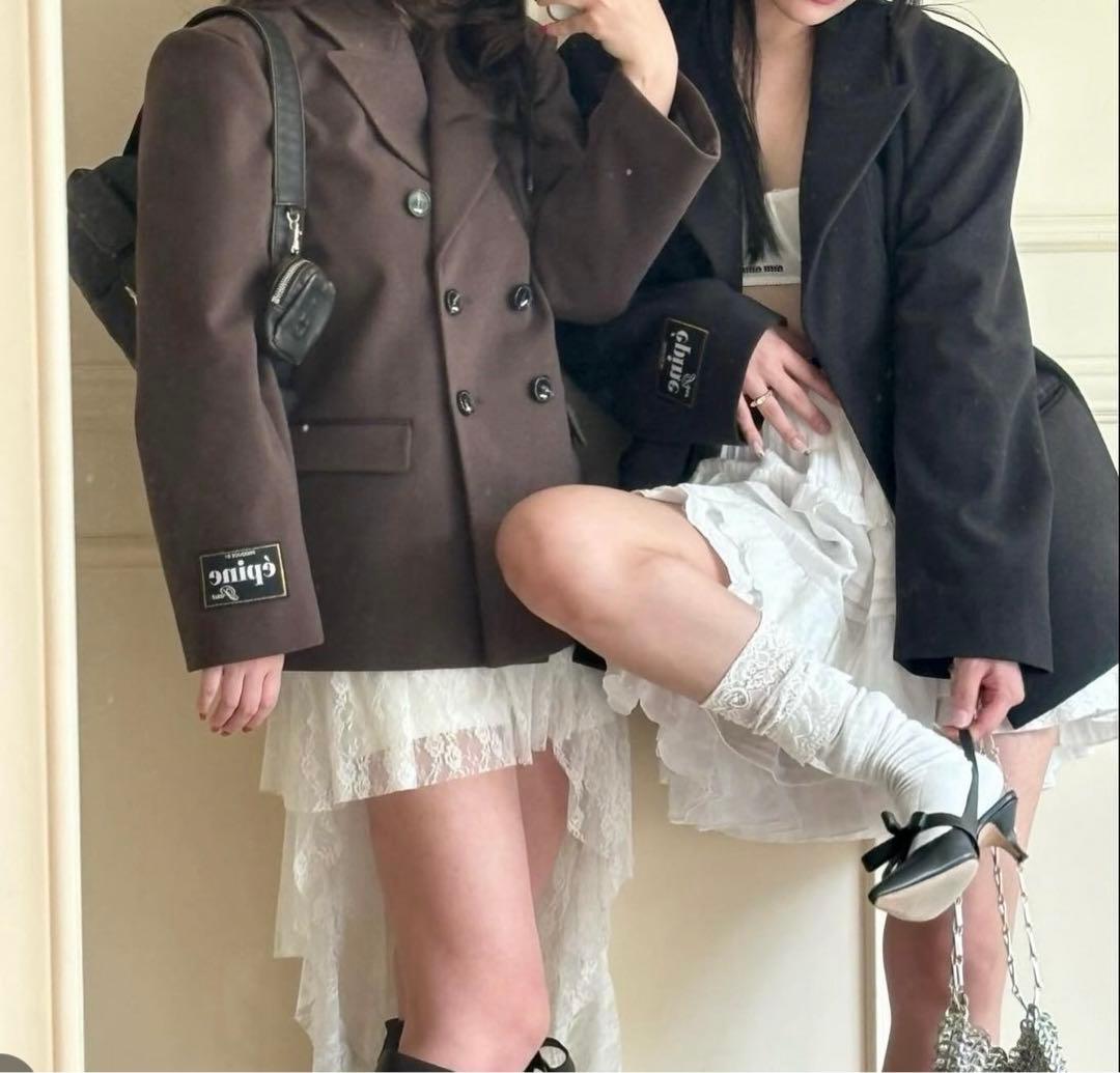 エピヌ basic jacket brown ＋ ポストカード3枚、ショッパー