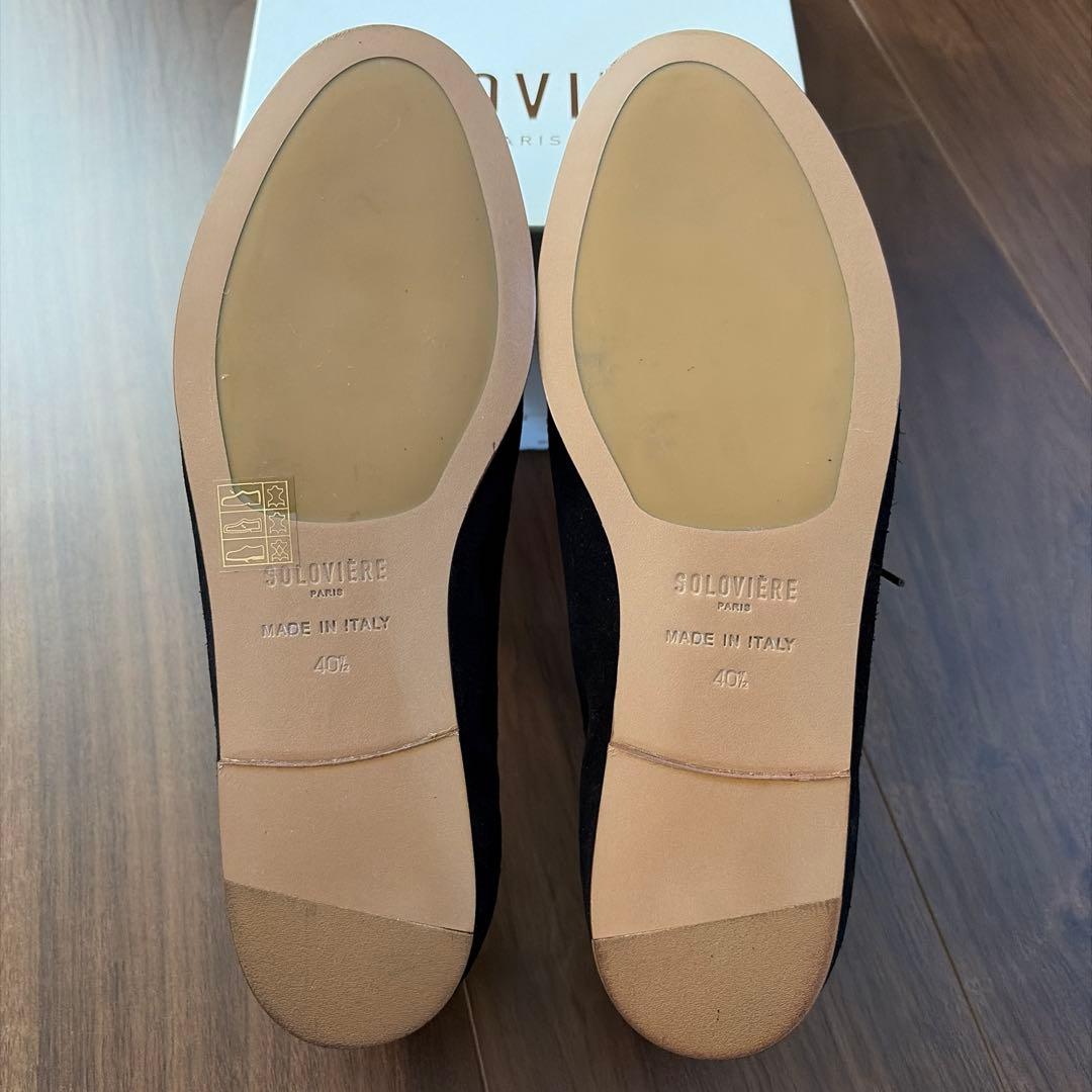 【新品】SOLOVIERE スエードシューズ/ サイズ40.5