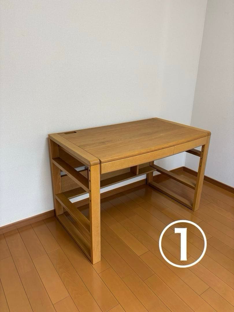 浜本工芸　学習机2セット　①学習机