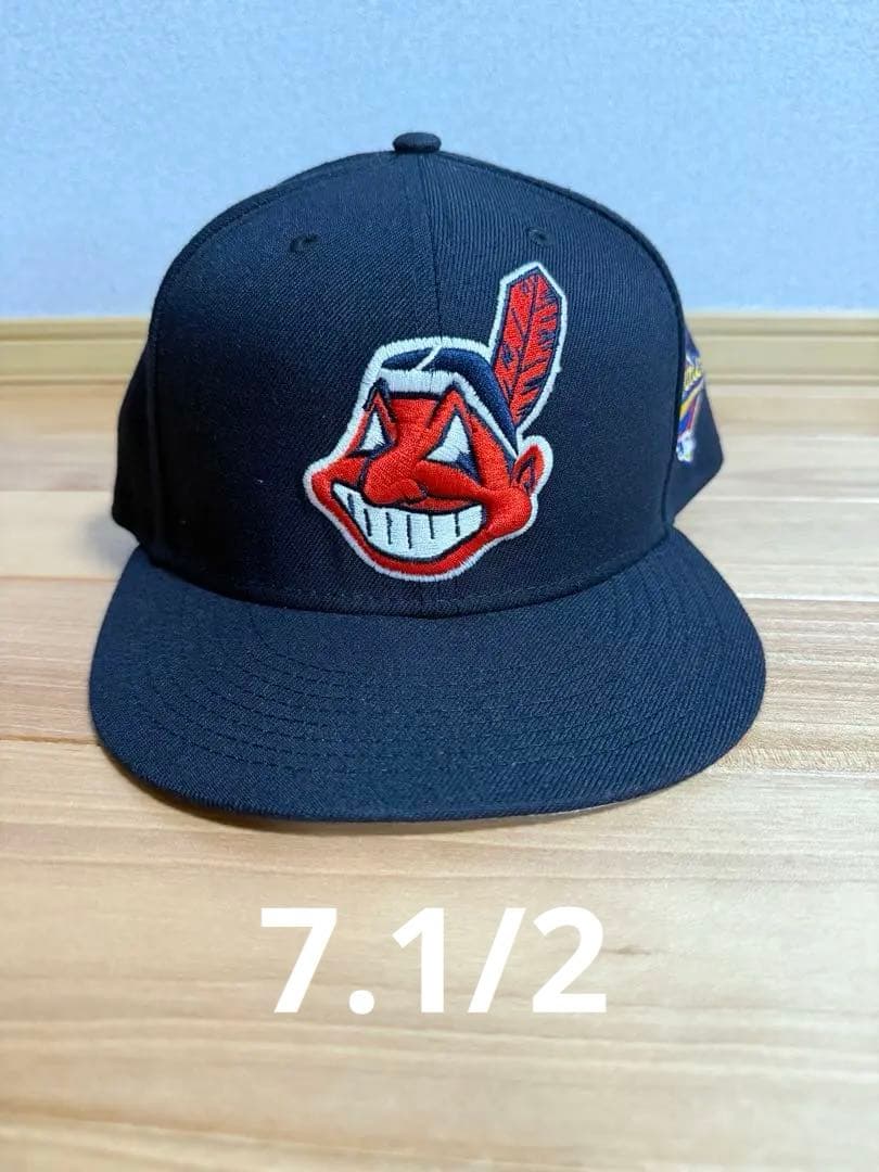 NewEraクリーブランドインディアンスワフー酋長WS1997キャップ7.1/2