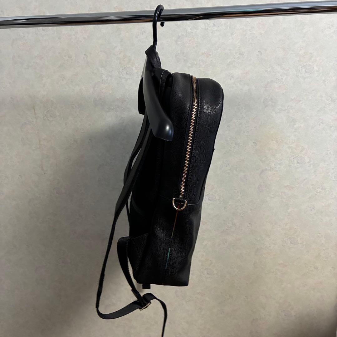 ポールスミス　レザー ブラック バックパック