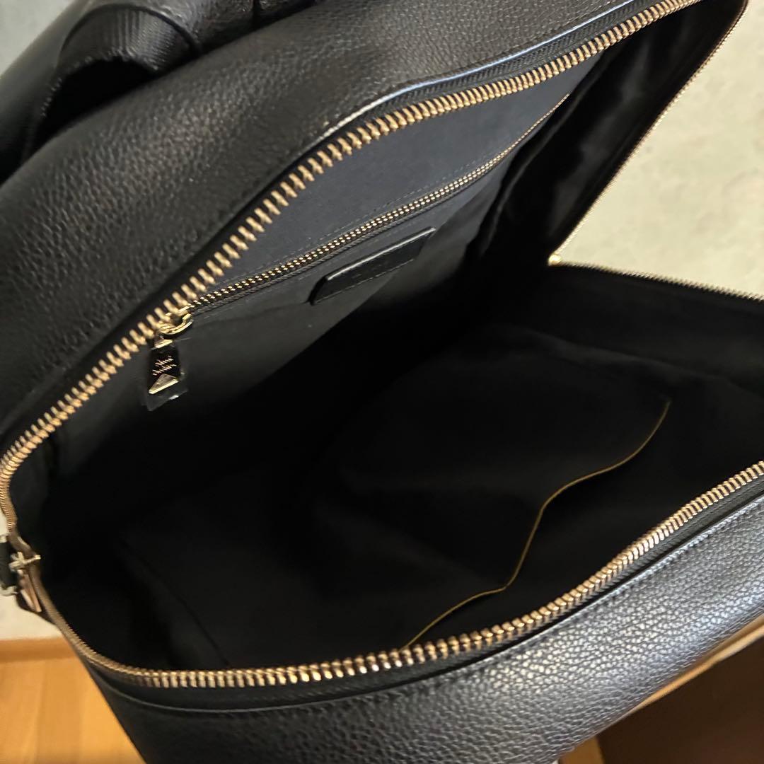 ポールスミス　レザー ブラック バックパック