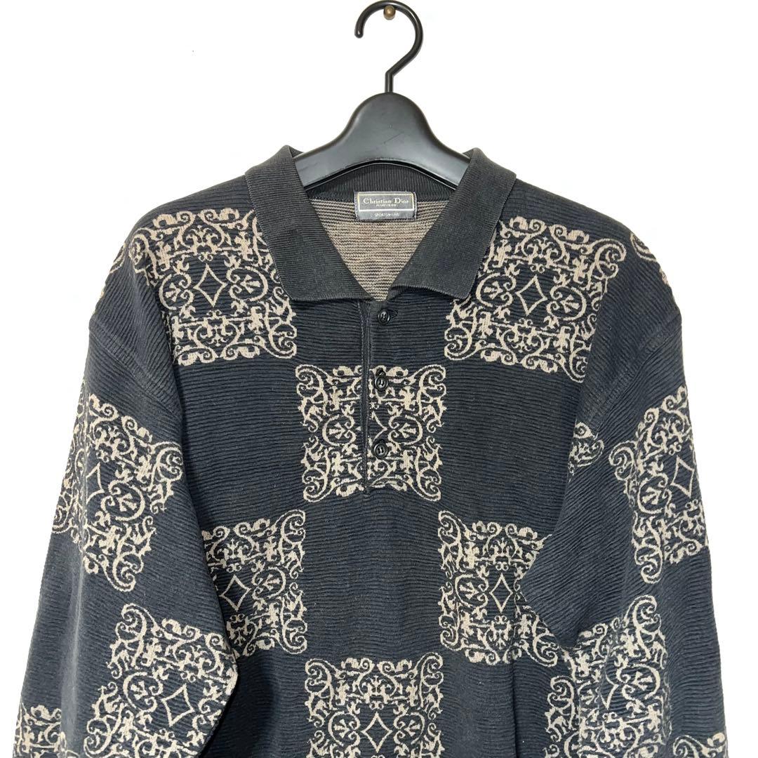 Christian Dior メンズ　ニットポロシャツ