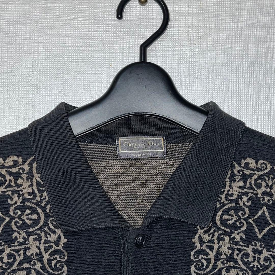 Christian Dior メンズ　ニットポロシャツ