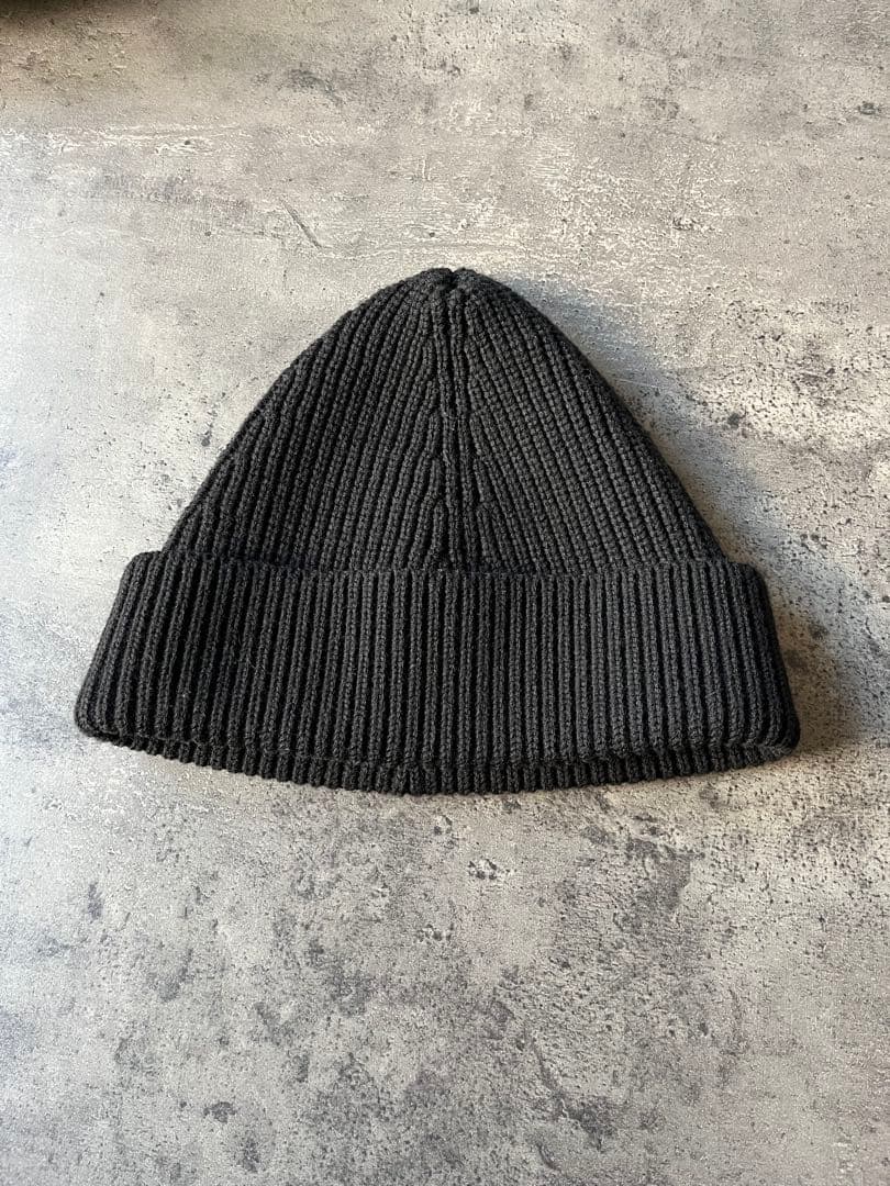 メゾンマルジェラ　ニット帽 ビーニーブラック