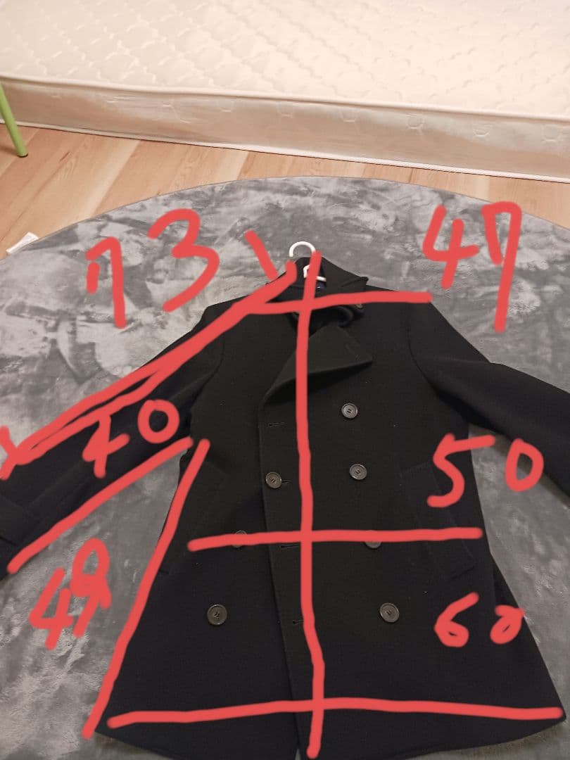 Polo by Ralph Lauren ブラック ピーコート M イタリア製