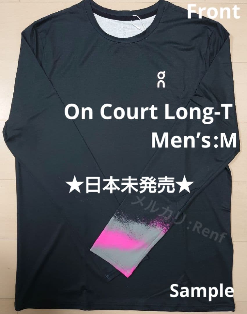 On Court Long-T テニス Men’s M Black 日本未発売