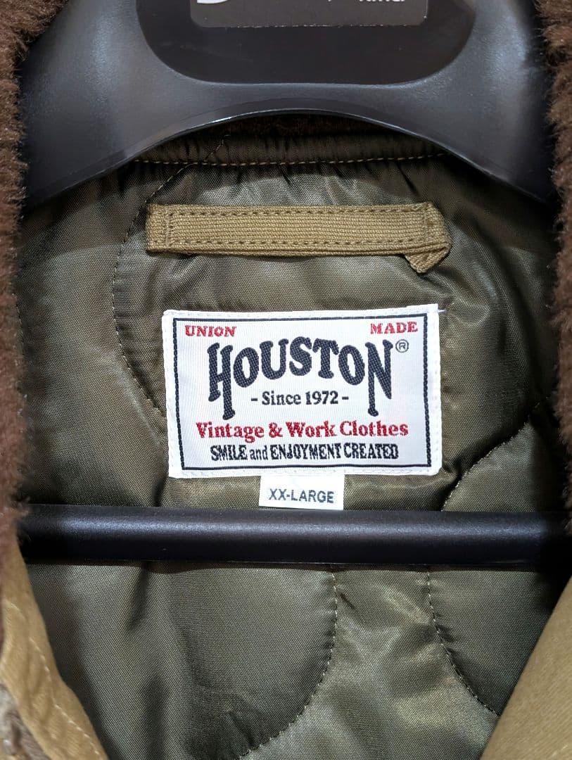 HOUSTON ボア襟　N-1 DECK JACKET　ヒューストンジャケット