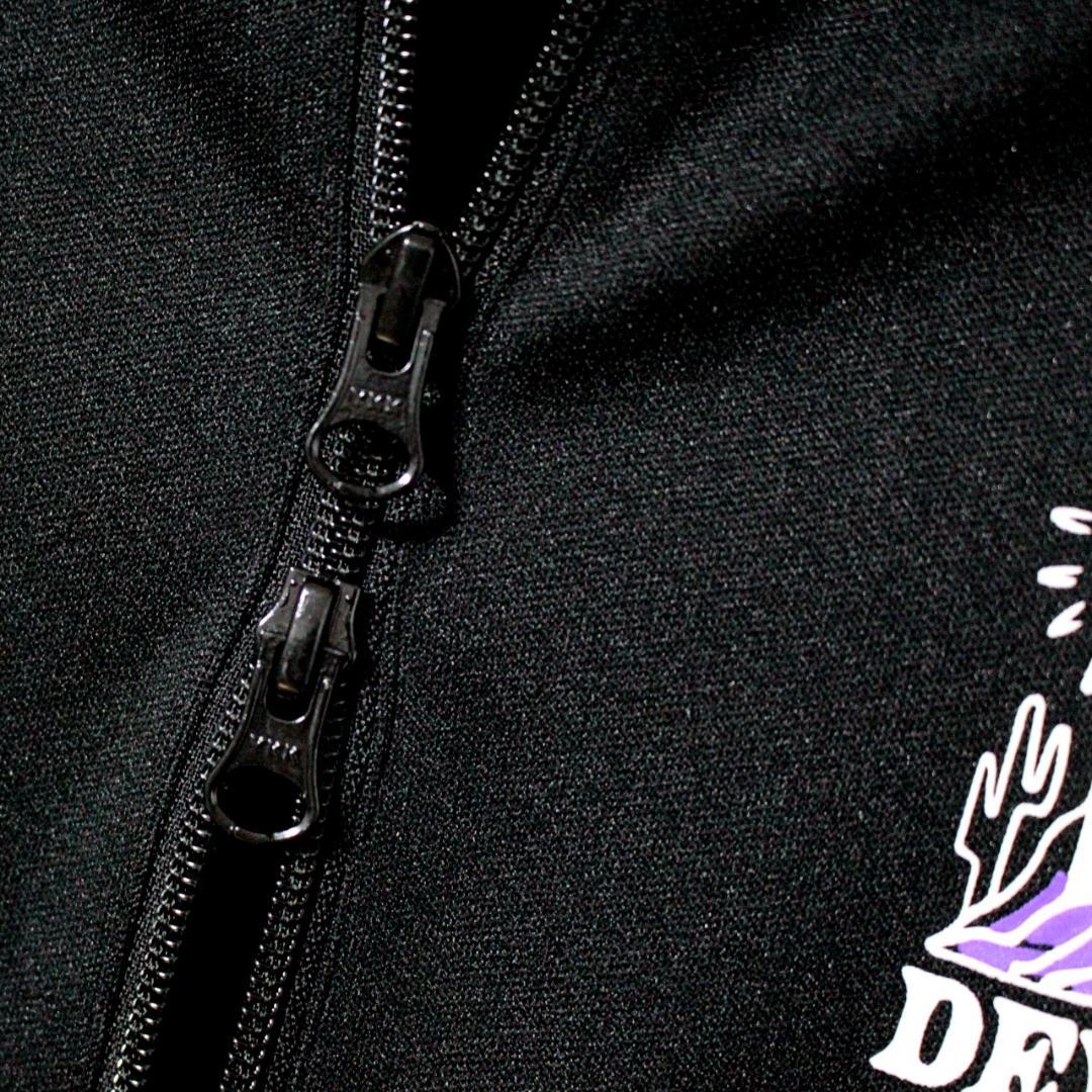 未使用 デヴァロー 立体フード グラフィック ジャージパーカー・フーディー M