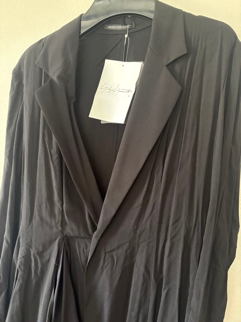 Yohji Yamamotoアシンメトリー ロングジャケット　新品未使用タグ付