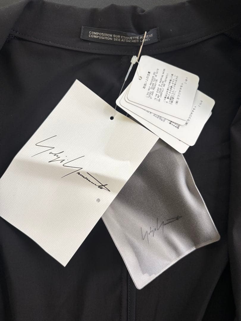 Yohji Yamamotoアシンメトリー ロングジャケット　新品未使用タグ付