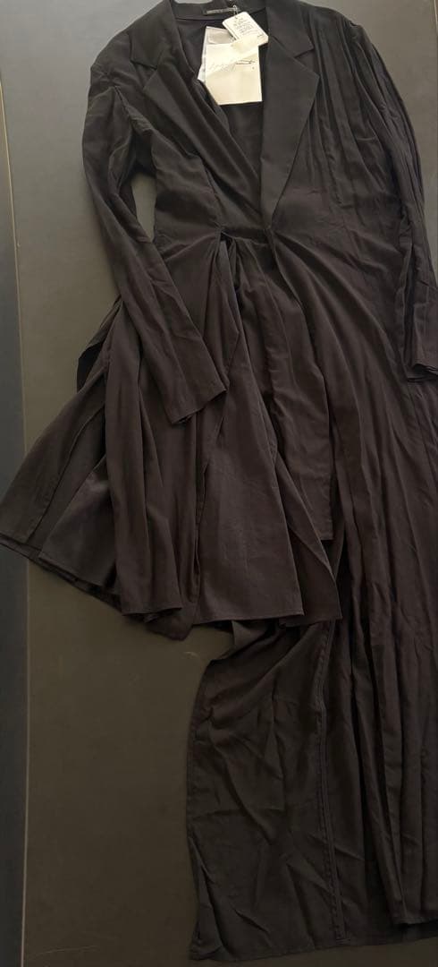 Yohji Yamamotoアシンメトリー ロングジャケット　新品未使用タグ付