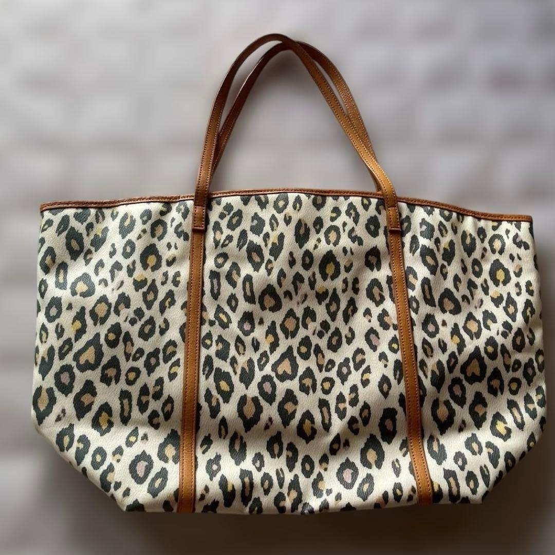 新品未使用タグ付き　VIOLADORO レオパード柄 トートバッグ