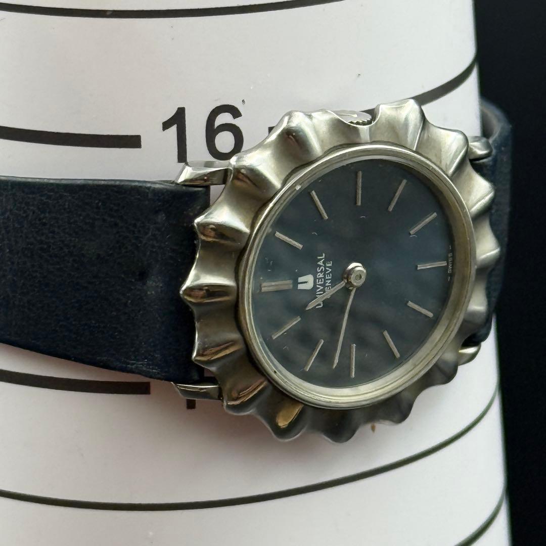 UNIVERSAL GENEVE 手巻き 腕時計 レディース 稼働品ヴィンテージ