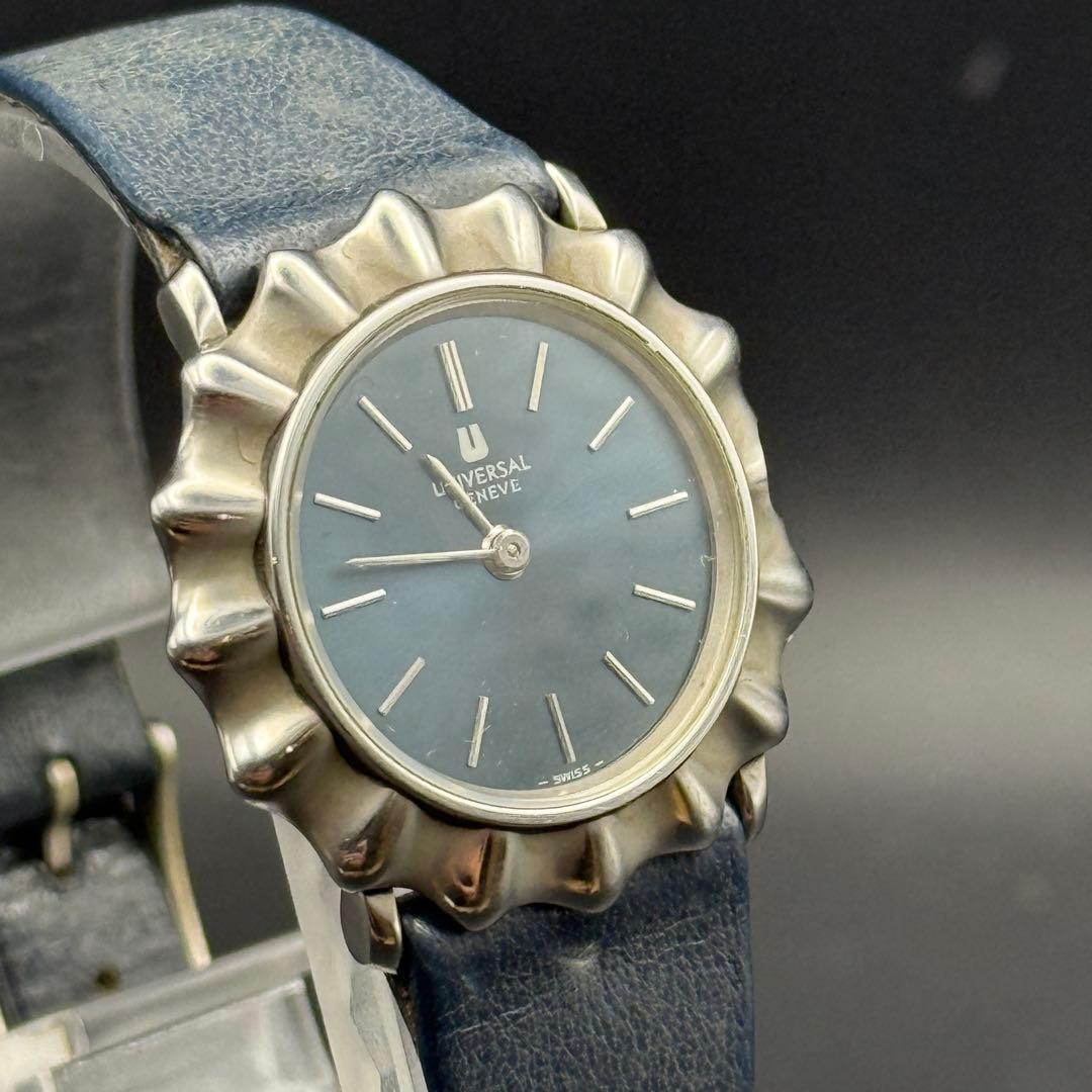 UNIVERSAL GENEVE 手巻き 腕時計 レディース 稼働品ヴィンテージ