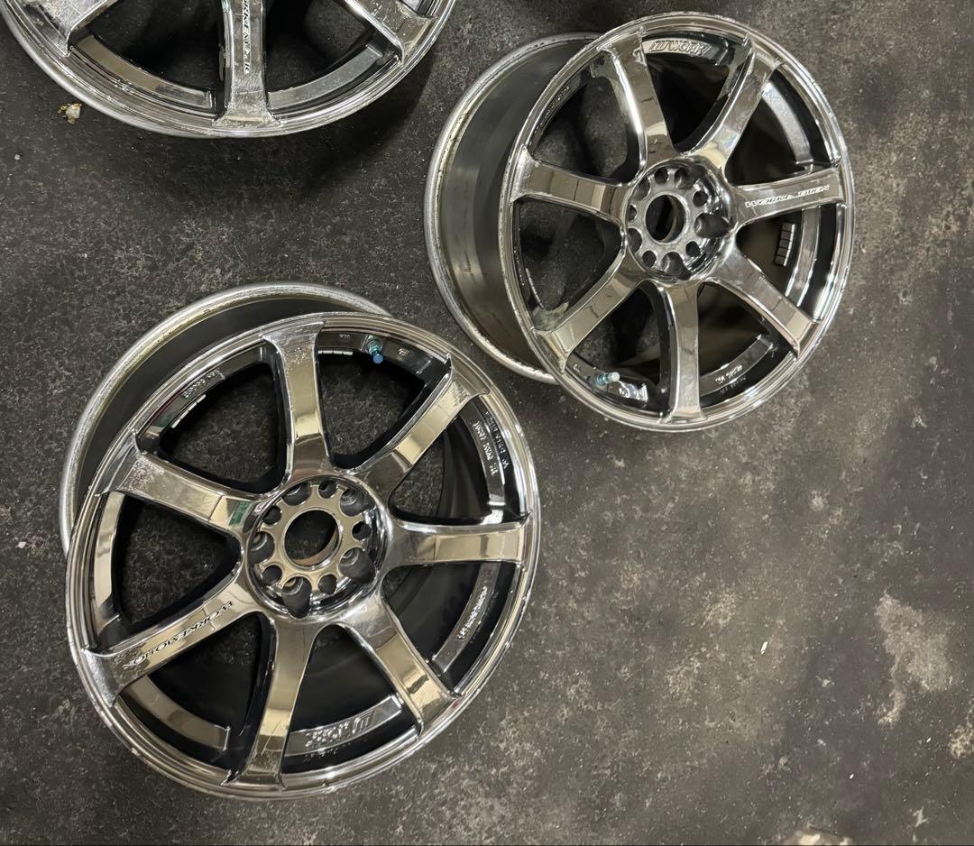 WORK XT7 メッキ 18インチ　8.5J＋32 2本