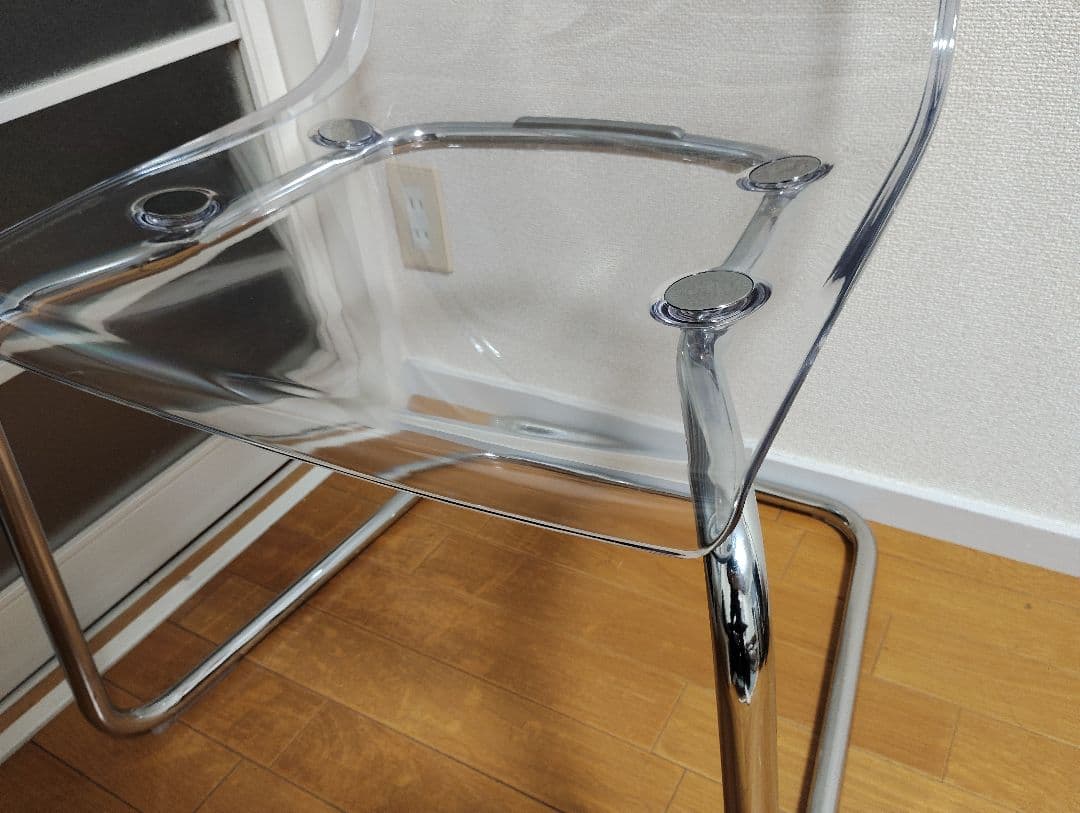 【みさとさま】IKEAトービアス TOBIAS ダイニングチェア 椅子 クリア