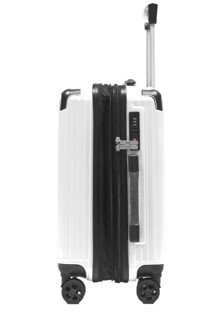 軽量Lサイズ　静音8輪　キャリーバッグ　スーツケース　キャリーケース　白