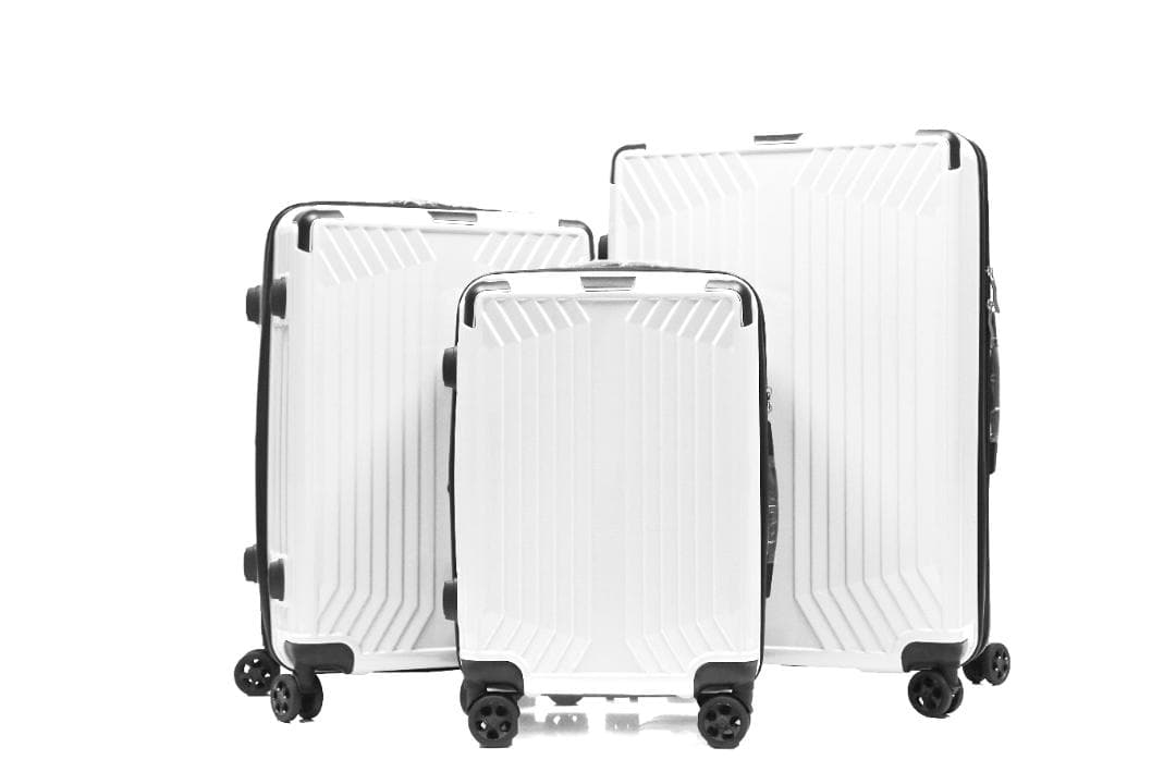 軽量Lサイズ　静音8輪　キャリーバッグ　スーツケース　キャリーケース　白