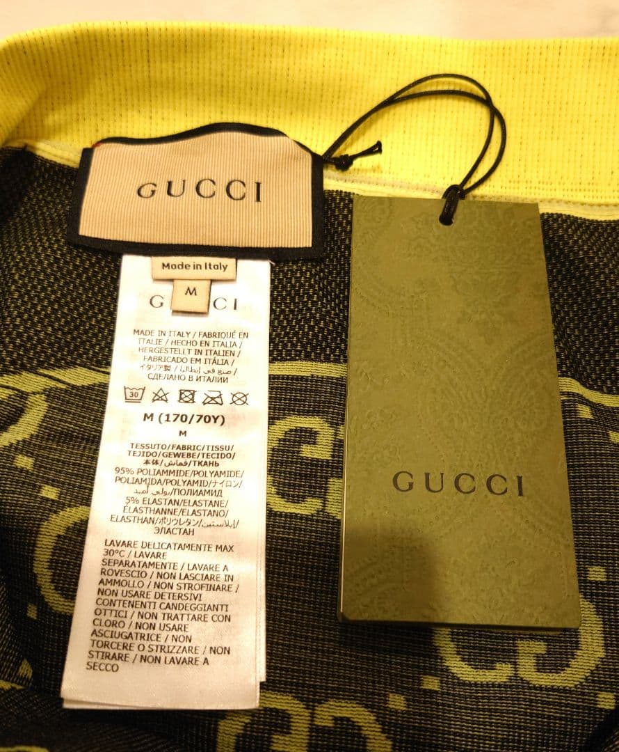 メル63282　グッチ モノグラム ジャカード レギンス