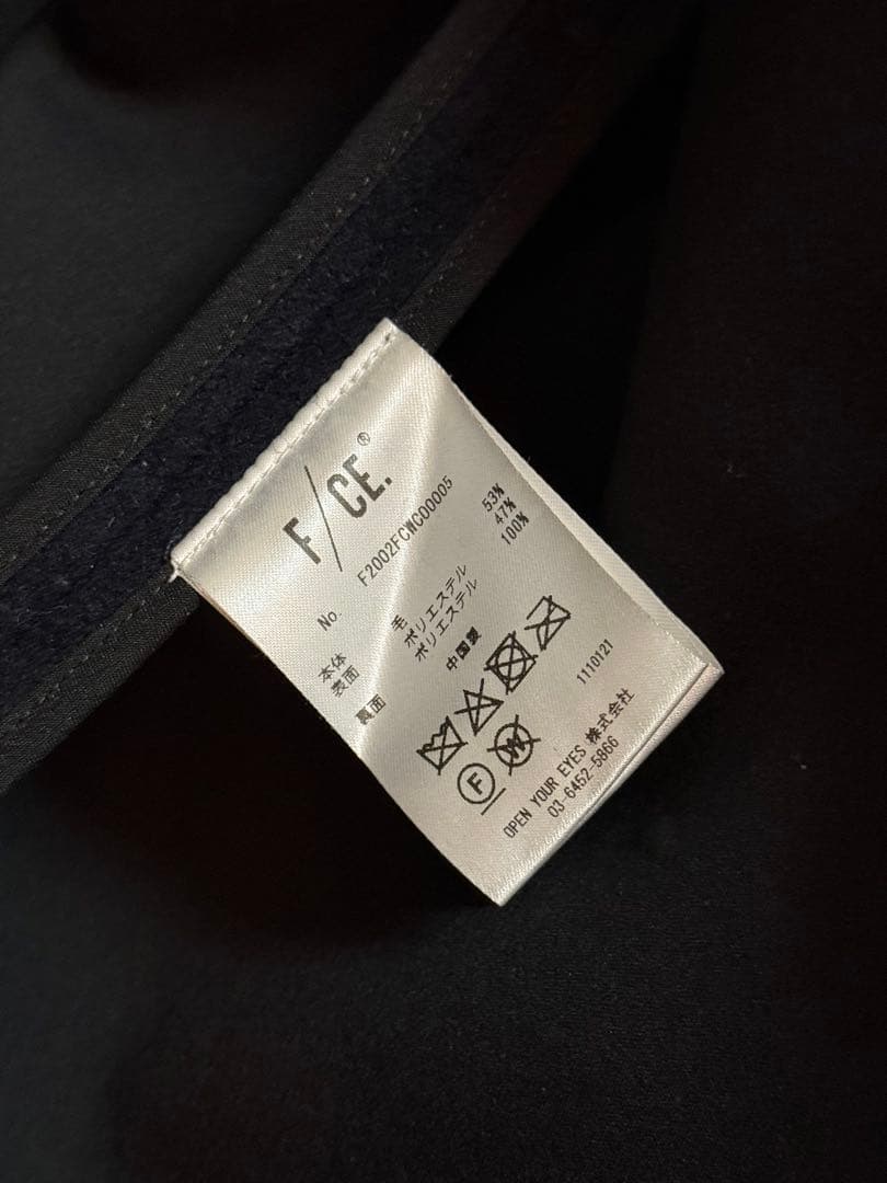 ジャケット・アウター F/CE. WOOL BONDING STAND FALL COLLAR CT