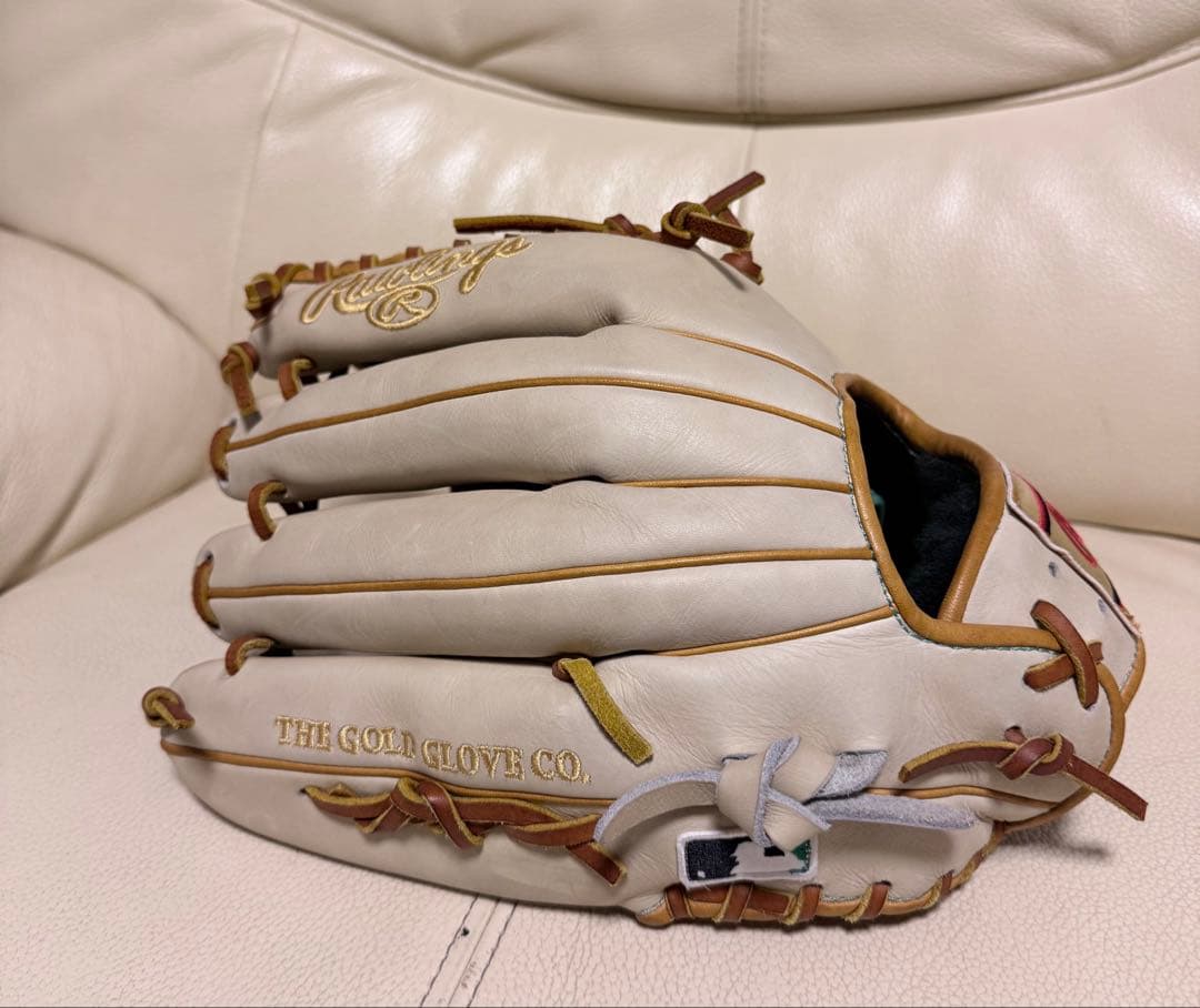 ローリングス 軟式オーダー内野手用グローブ　ゴールドラベル 型付け済み　OS