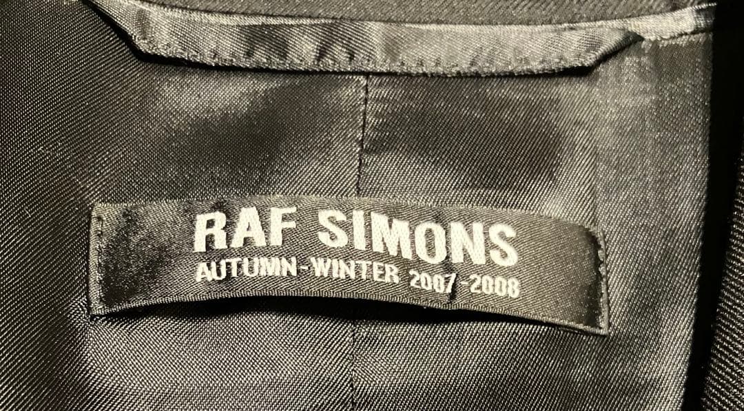 RAF SIMONSテーラードジャケット ラフシモンズ 07-08AWアーカイブ