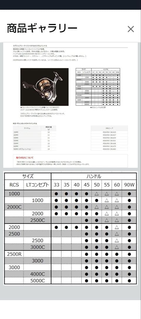 ダイワSLP WORKS EX LT 5000Dスプール・55mmハンドルセット