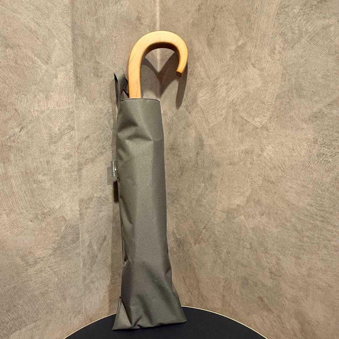 サンバリア　100 日傘　2段折　カーキ　折りたたみ　折り畳み　傘　日除け