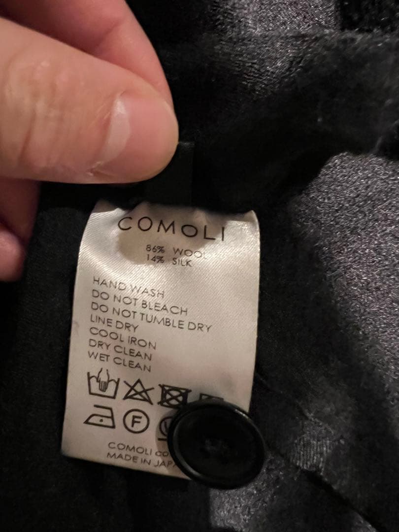 ★年始SALE★【美品】COMOLI 20AW ウールシルクセットアップ