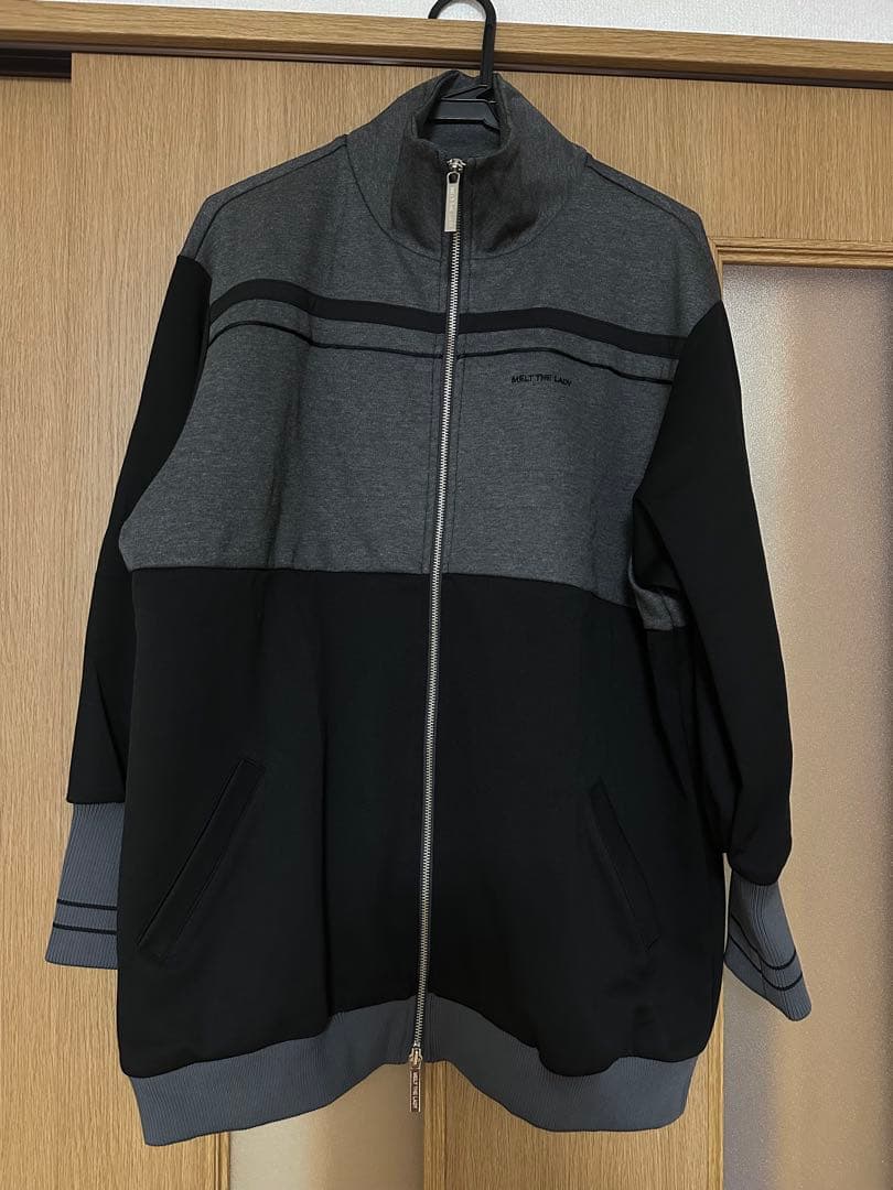 MELT THE LADY ジップアップジャケット グレー/ブラック
