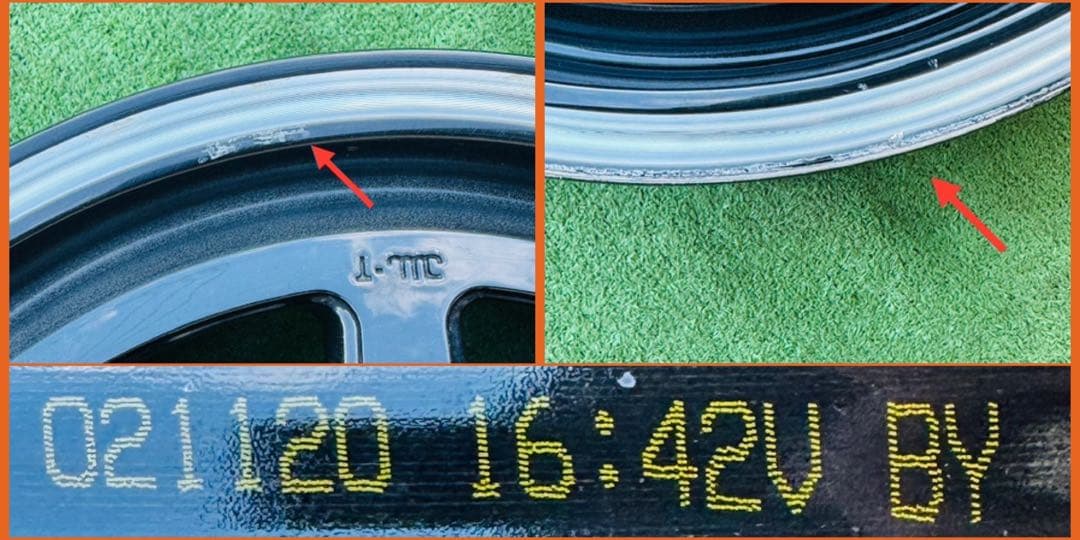 250923-02 アルミホイール Wed’s VICENTE 14inch４本