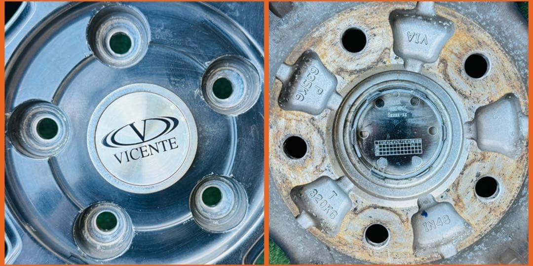 250923-02 アルミホイール Wed’s VICENTE 14inch４本