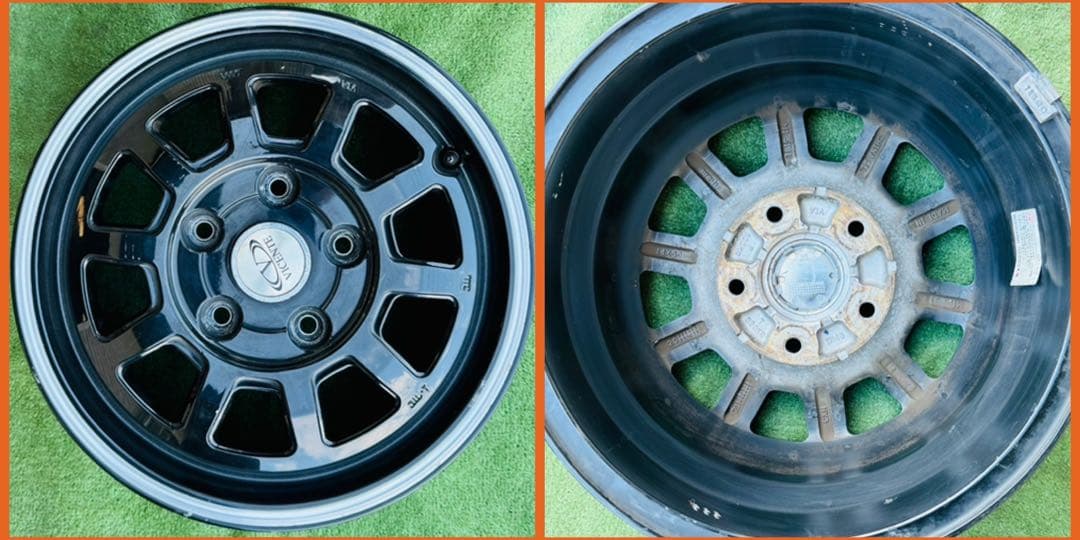 250923-02 アルミホイール Wed’s VICENTE 14inch４本