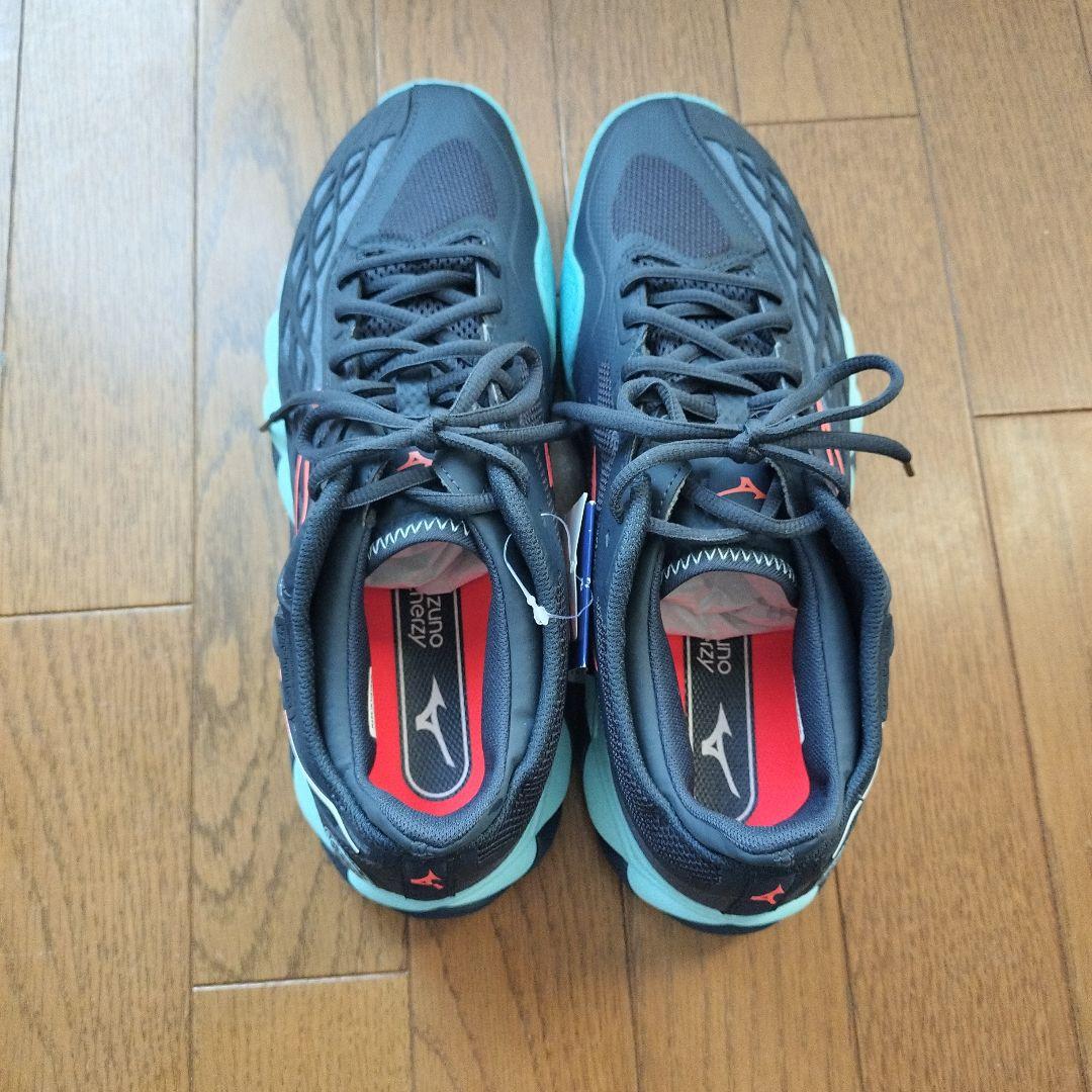 Mizuno Wave Rider ダークグレー テニスシューズ