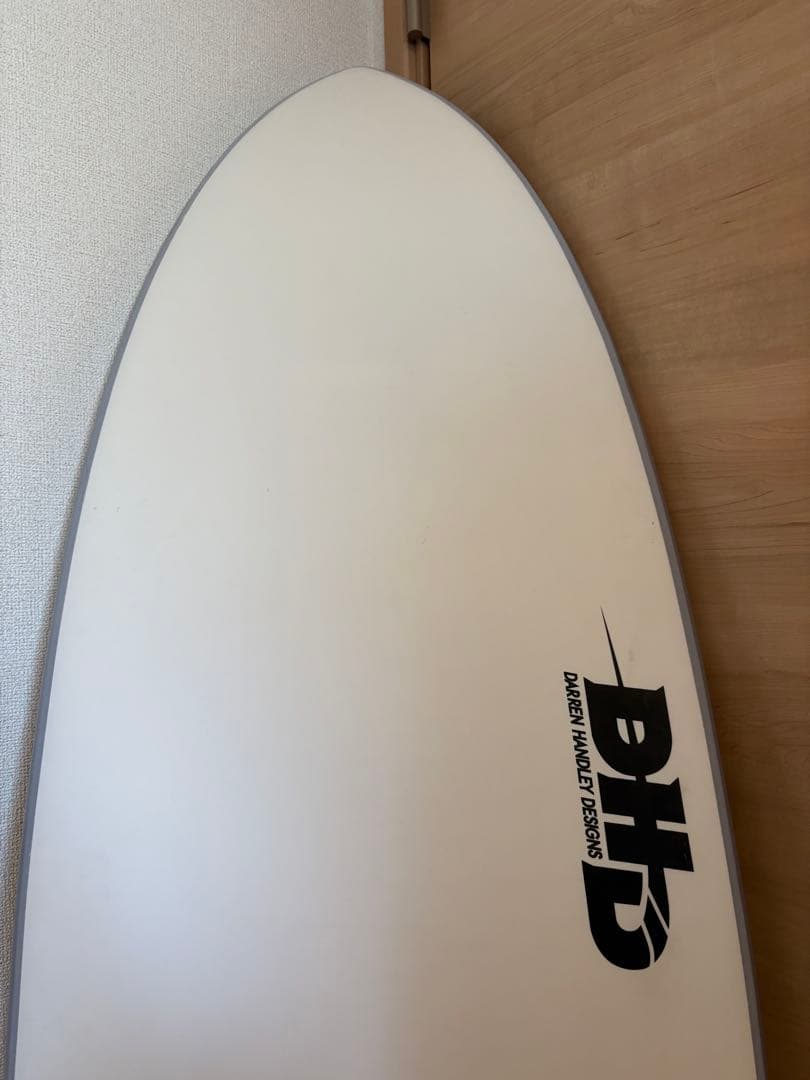 【美品】DHD TWIN サーフボード 6‘0グレー ホワイト